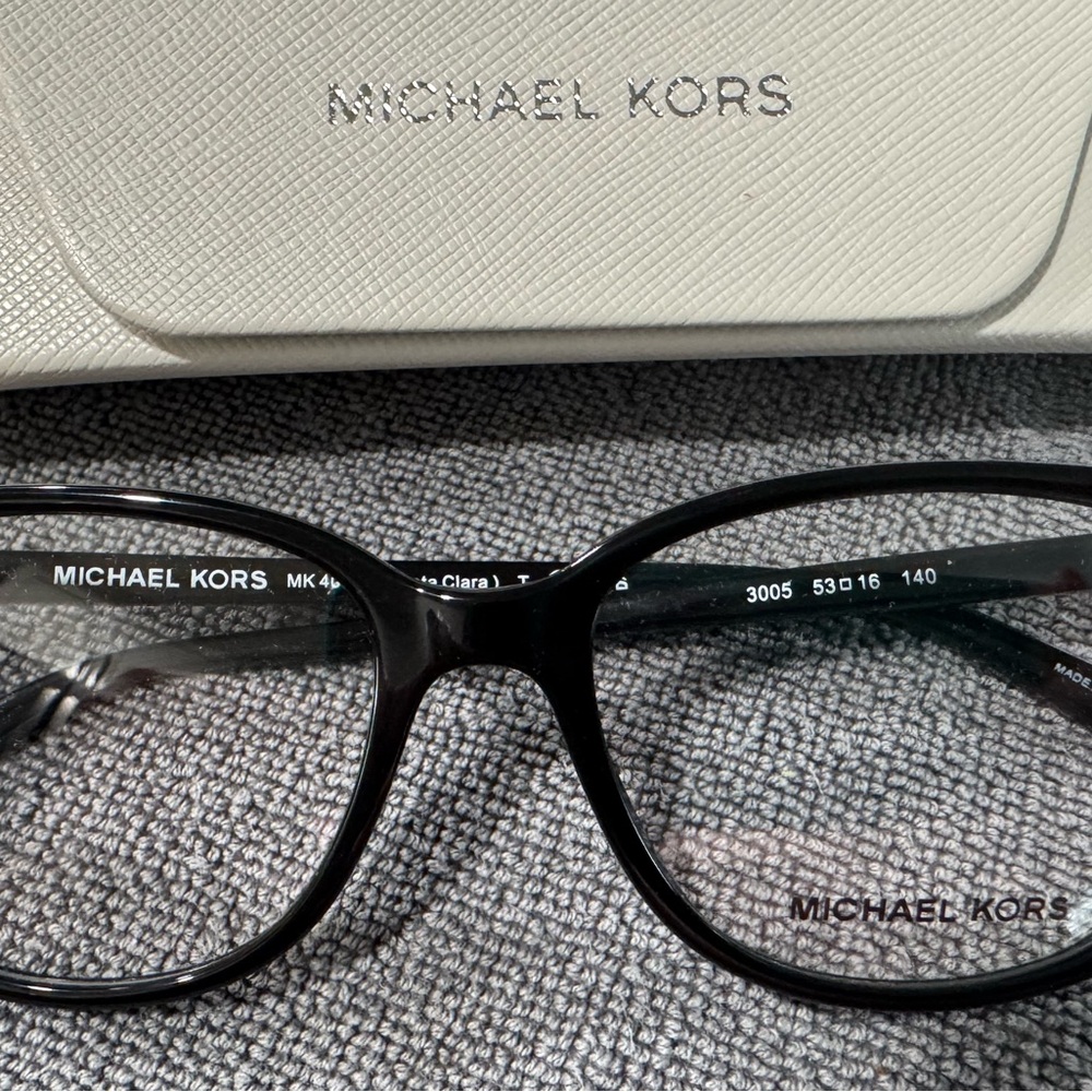 Michael Kors Black Eyeglasses with Case